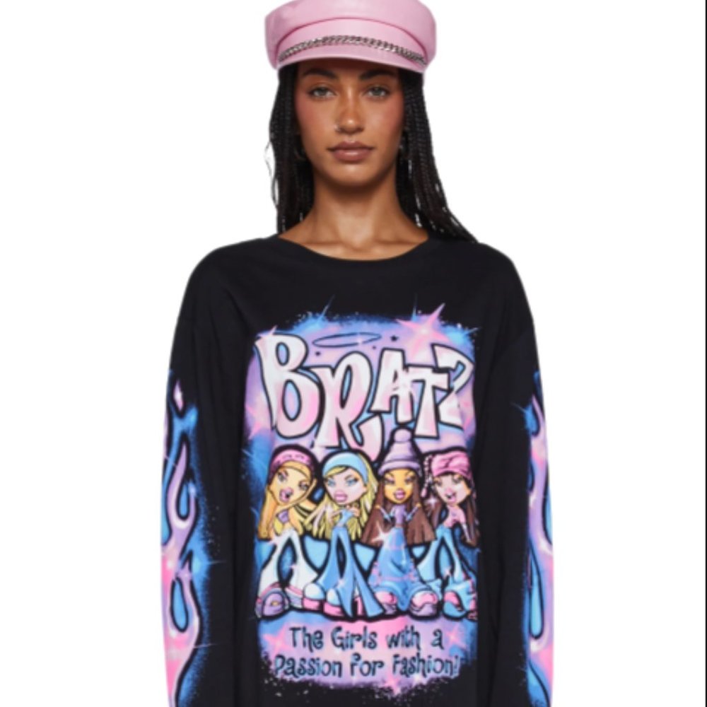 Dolls Kill x Bratz Graphic Long Sleeve Tee